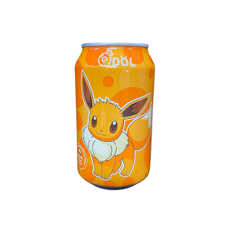 QDOL POKEMON Eevee Sprudelwasser Pfirsichgeschmack 330ml (EINWEG)