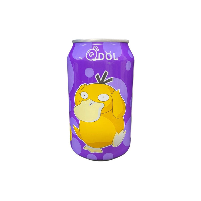 QDOL POKEMON Psyduck Sprudelwasser Traubengeschmack 330ml (EINWEG)