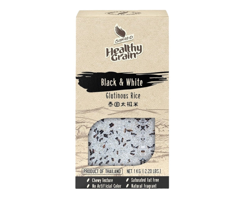 SAWAT-D HEALTHY GRAIN Schwarzer & Weißer Klebreis 1kg